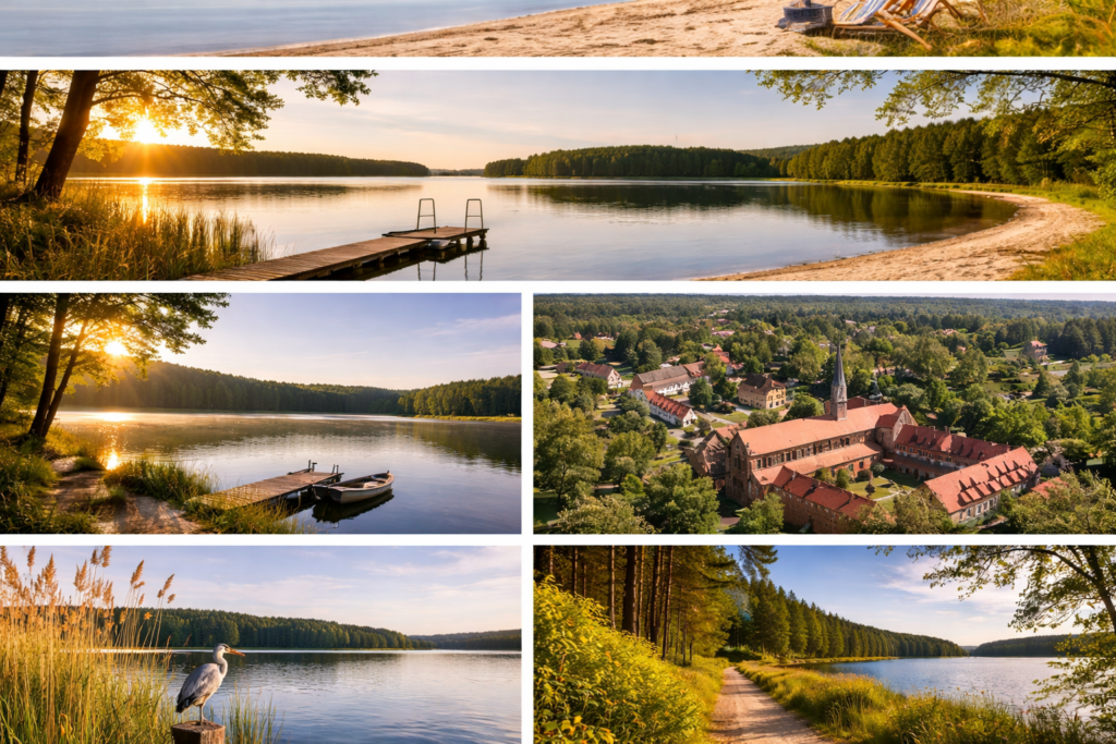 Umgebung Kloster Lenin und Seen